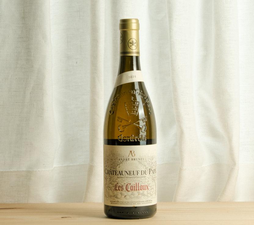 Châteauneuf-du-Pape, "Les cailloux" WHITE -  D. Andre Brunel - 2024